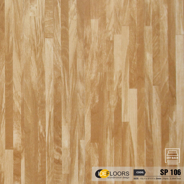 Sàn Nhựa Giả Gỗ Dán Keo IDE SP106