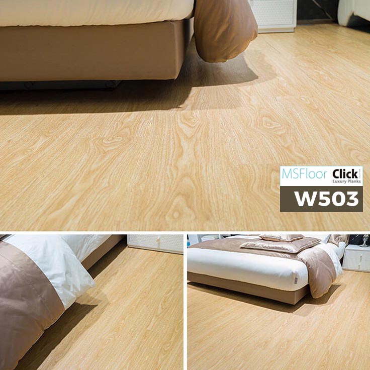 Sàn Nhựa Giả Gỗ Dán Keo MSfloor W503